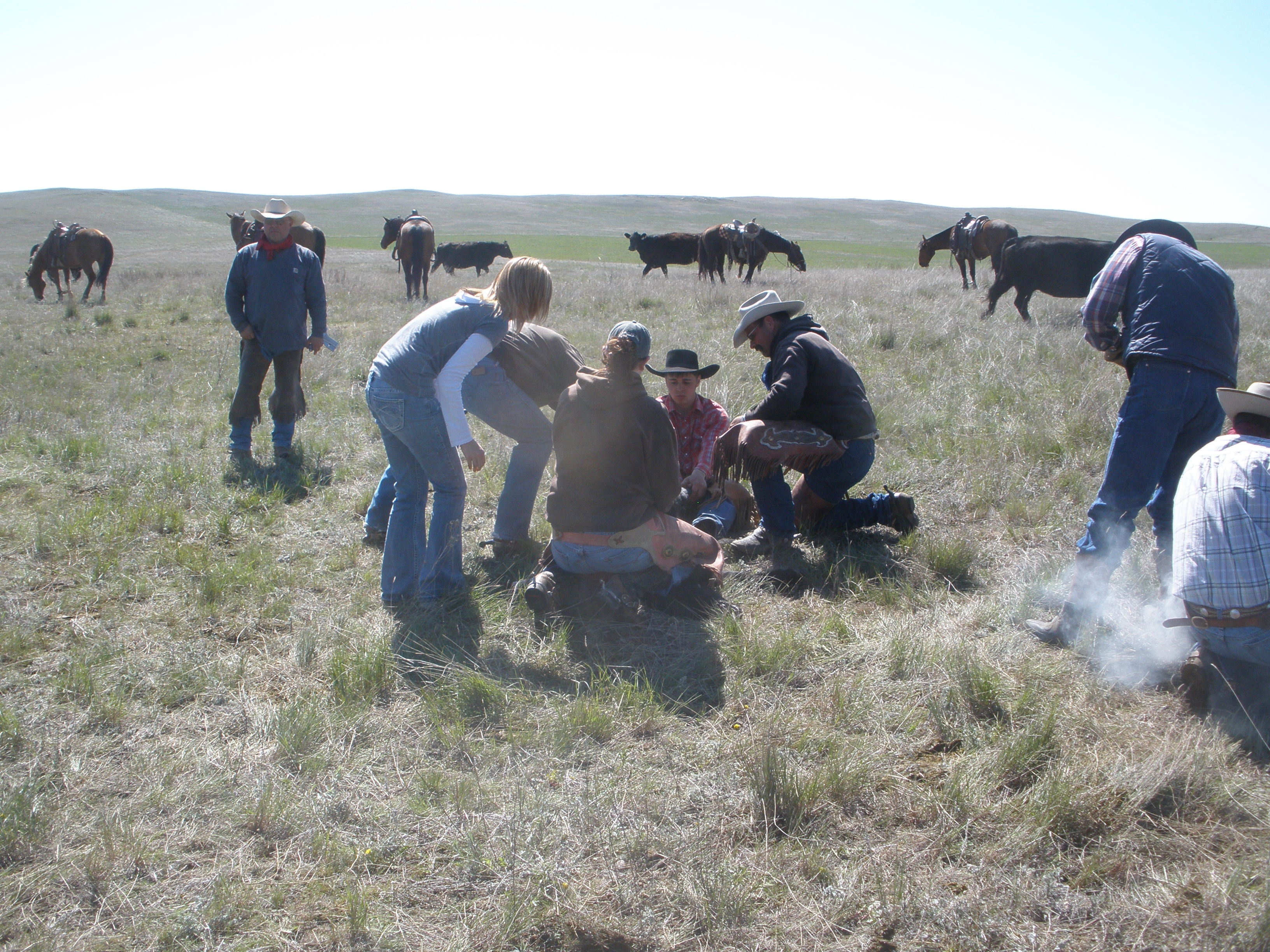 wrestling crew holding one down
